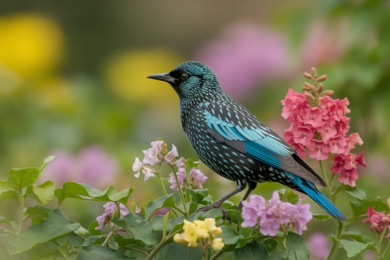 Étourneau dans le jardin : un auxiliaire précieux pour votre espace vert