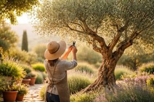 jardin-mediterraneen-olivier-chapeau-feuilles